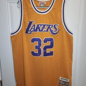 VINTAGE LA LAKERS  - MAGIC JOHNSON  Jersey by Mitchell & Ness